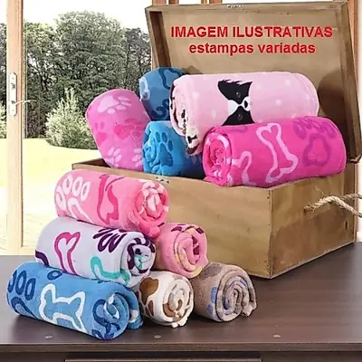 Foto do anúncio: Cobertor PET - Coberta para Cachorros, Gatos, Cães - Manta Fofinha