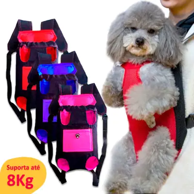 Foto do anúncio: Bolsa Canguru De Pet Transporte Para Cachorro Mochila Original
