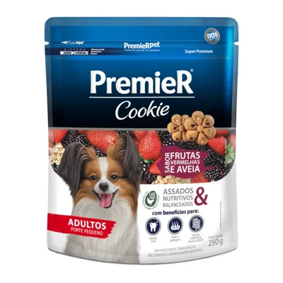 Foto do anúncio: Premier Cookie Adultos Raças Pequenas Frutas Vermelhas 250g