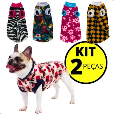 Foto do anúncio: Roupas para Cachorro Roupinha Roupa Pet para Cães Gatos Soft Gatas