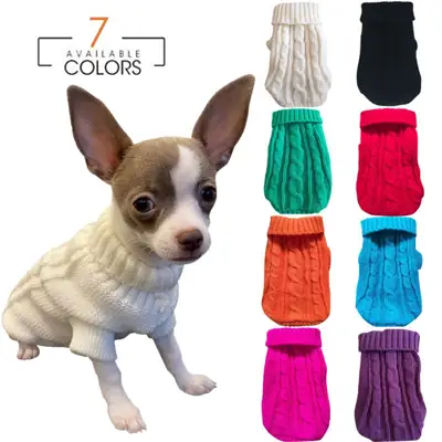 Foto do anúncio: Quente Suéter De Cachorro Pequeno Outono Inverno Roupa De Pet Lã Roupas
