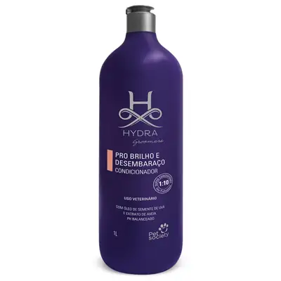 Foto do anúncio: Condicionador Pet Brilho E Desembaraço Hydra Groomers Pro 1L (1:10)