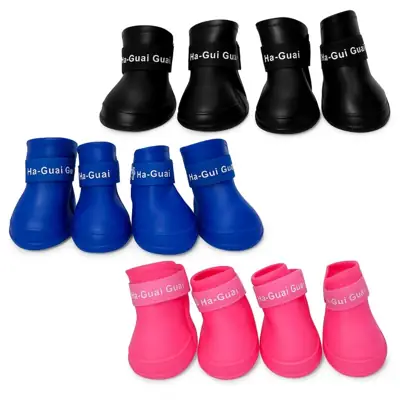 Foto do anúncio: Bota de Silicone para Cachorro Gato Pet Botinha Protetor de Pata 4