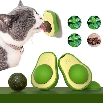 Foto do anúncio: Abacate De Brinquedo Para Gatos Com Catnip Erva Gato Natural