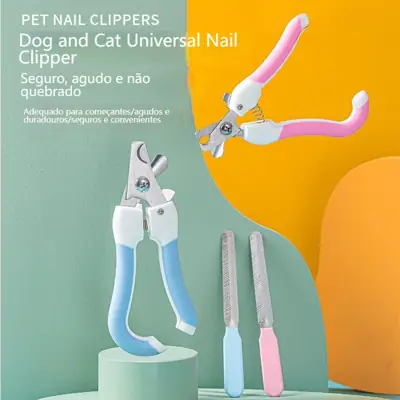 Foto do anúncio: Cortador e Lixador de Unhas para Cães e Gatos Aço Inoxidável com Design
