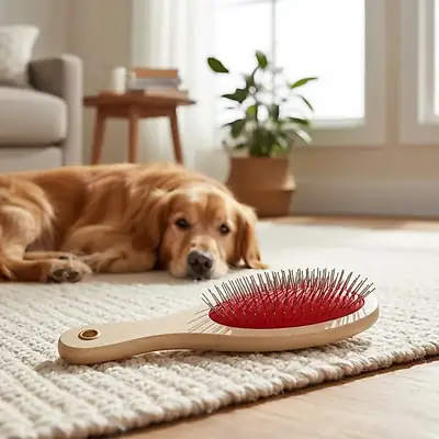 Foto do anúncio: Escova para Pet Sem Bolinha Cachorro Pelo Longo Spitz Lhasa Shitzu