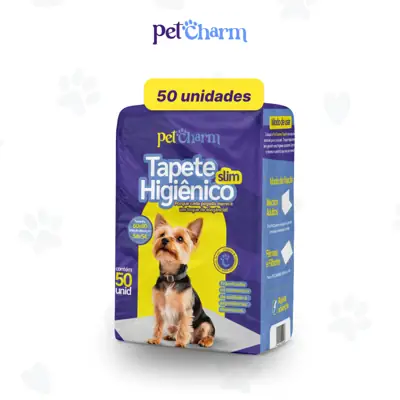 Foto do anúncio: 50 unid - Tapete Higiênico PetCharm Slim -Tamanho 50cm x 60cm