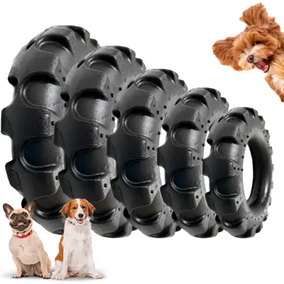 Foto do anúncio: Brinquedo Para Cachorro Cães Resistente Pneu Borracha Atóxica Mordedor Pet Petshop Barato