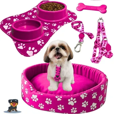 Foto do anúncio: Kit Para Cachorro Super Luxuoso Pequeno Cama Pet Comedouro Para Cachorro