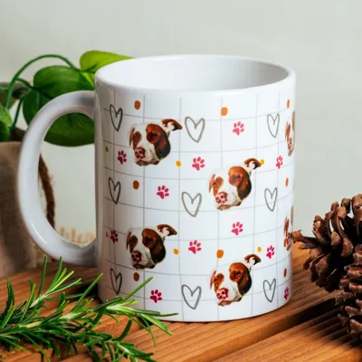Foto do anúncio: Caneca Personalizada com Foto Pet Cachorro Gato Porcelana 325ml Alta Qualidade