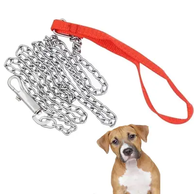 Foto do anúncio: Corrente Guia Coleira Metal para Cachorro Cães Pet Adestramento Passeio