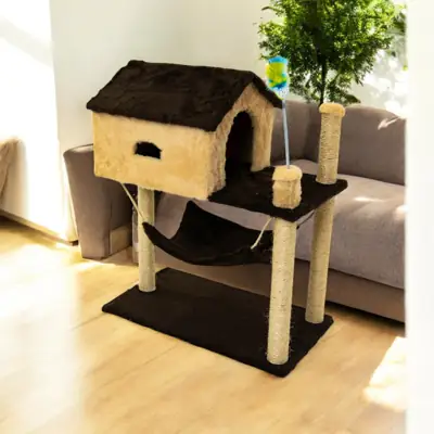 Foto do anúncio: Arranhador Para Gatos Com Casinha Playground