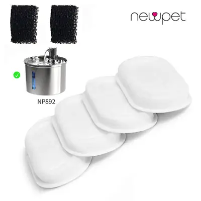 Foto do anúncio: Newpet Kit 6/12/18 Filtro Refil Carvao Fonte Cachorro Agua Limpa