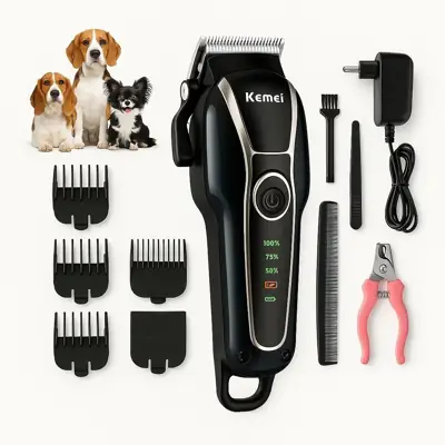 Foto do anúncio: Máquina Para Tosar Cachorro Profissional Pet De Corte Cabelo kemei km