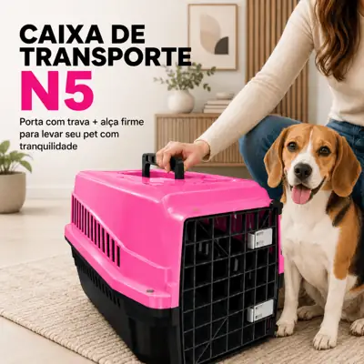 Foto do anúncio: Caixa de Transporte Viagem N4 E N5 Pet até 15kg Cachorro Gato