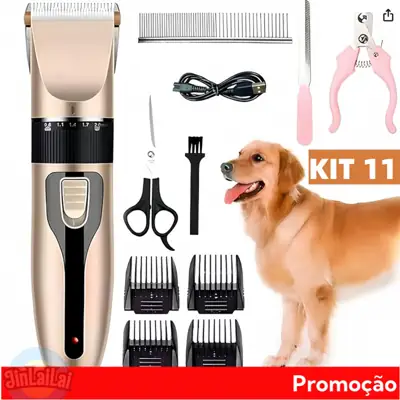 Foto do anúncio: Kit Máquina De Tosar Cachorro Profissional Pet De Corte Cabelo Tosador