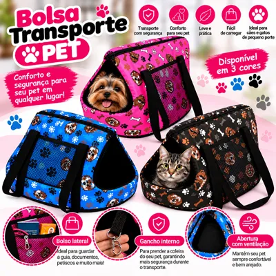 Foto do anúncio: Bolsa Mochila Pet Transporte Passeio Para Cães E Gatos Cachorros Envio imediato