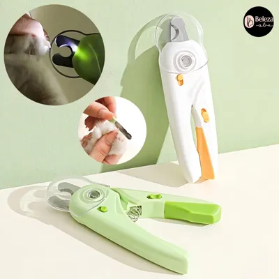 Foto do anúncio: Cortador de unhas de cães e gatos, kit com alicate luminoso e lixa básica