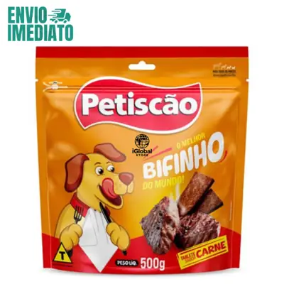 Foto do anúncio: Petiscão Bifinho Carne 500g - Ideal para Recompensas