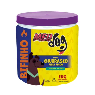 Foto do anúncio: Bifinho Meu Dog sabor CHURRASCO 1kg Pote
