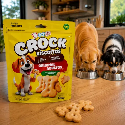 Foto do anúncio: Biscoito para Cães Adultos Original Doogs Crock 400gr