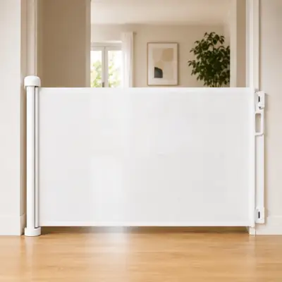 Foto do anúncio: Portão Tela Bebês Pets Grade de Proteção Retrátil Koti Premium 1,5m