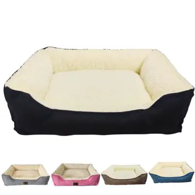 Foto do anúncio: Cama Pet Cachorro Gato Retangular Suede Pelúcia Confort GG