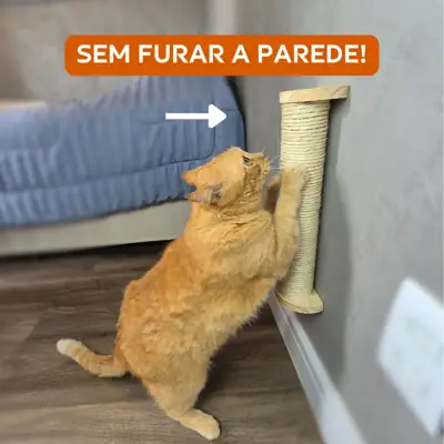 Foto do anúncio: Gato Arranhador Parede Sisal Brinquedo Pet Poste