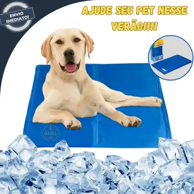 Foto do anúncio: Tapete Colchonete Gel Refrescante Gelado Pet Cachorro Gato