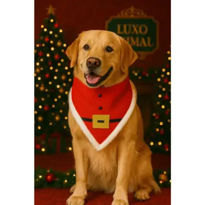 Foto do anúncio: Bandana Pet de Natal Cachorro Banho e Tosa Pet Shop Acessorios Pet