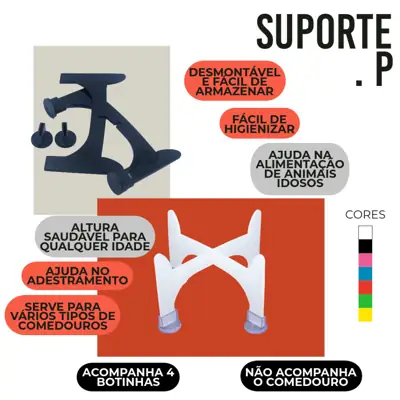 Foto do anúncio: Super Suporte P Elevado para Comedouro Cachorro 300ml - Transparente