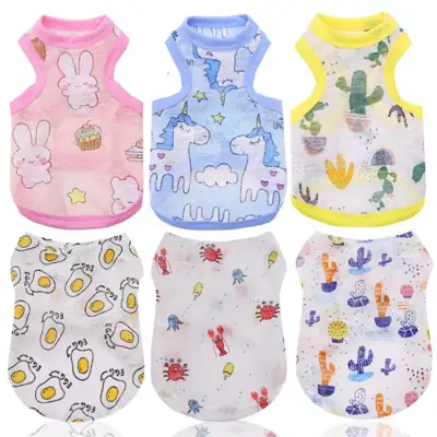 Foto do anúncio: 0.5-8kg pet Respirável Protetor Solar Roupas De Pelúcia Camisa De Gato