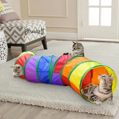 Foto do anúncio: Brinquedo Para Pets Túnel Labirinto Para Gatos Colorido