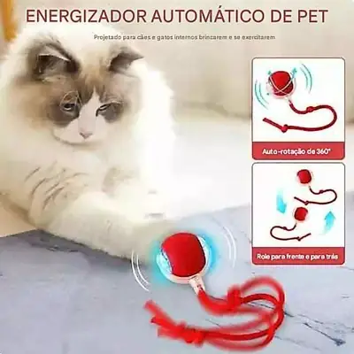 Foto do anúncio: Brinquedos Inteligentes Para Gatos Bola De Rolamento Automática Cauda