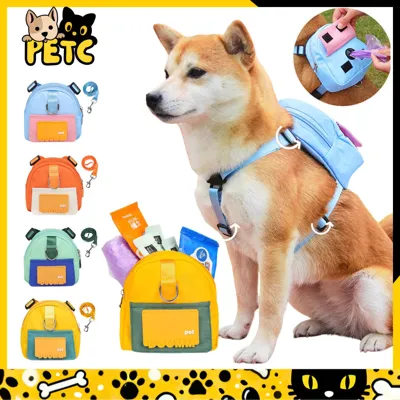 Foto do anúncio: Mochila Pet Para Cachorro Cães Gatos Coleira Peitoral Com Guia Mini Saco De Ombro Bolsa