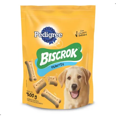 Foto do anúncio: Biscoito Pedigree Biscrok Cães Filhotes 300g Todas as Raças Petisco Snack Alimento Crocante Ômega 6