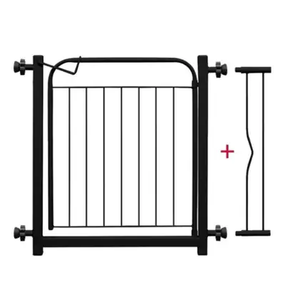 Foto do anúncio: Portão Portãozinho Para Pets e Crianças - Ajustável 68cm a 83cm - Preto