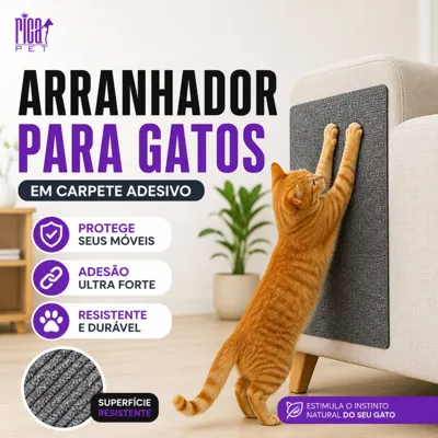 Foto do anúncio: Arranhador Adesivo E Protetor De Sofá Cama Móveis Para Gatos Carpete Premium