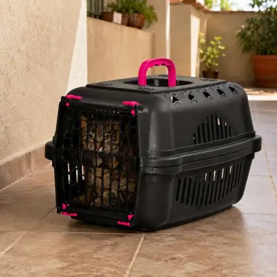 Foto do anúncio: Caixa Transporte Grande Pequena Média Gato Cachorro Animais Pet Cães