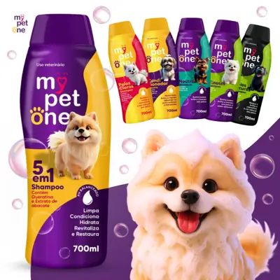 Foto do anúncio: Shampoo Premium 700 mL 5 em 1 Para Cães e Gatos Mypetone