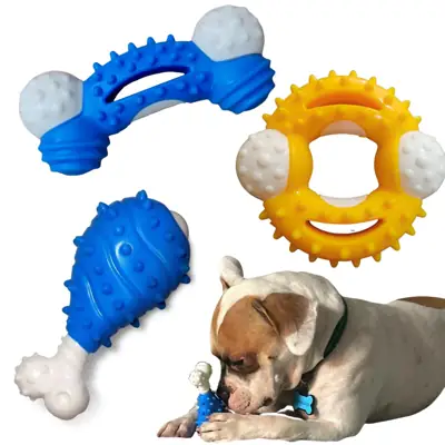 Foto do anúncio: Kit 3 Brinquedo Resistente Osso Nylon Cachorro Cão Pet Forte Grande Pet