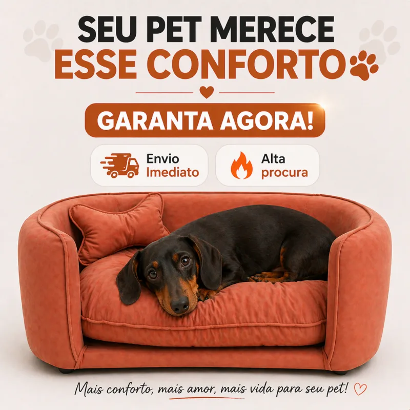 Foto do anúncio: Cama para Cachorro Pet Premium Suede Macio Almofada Alta