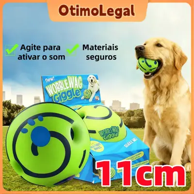 Foto do anúncio: 11CM Bola de Brinquedo Interativo para Cães Durável e sem Pilhas