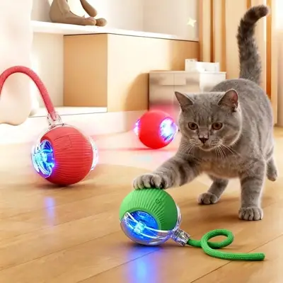 Foto do anúncio: Bola Brinquedos De Rolamento Automático Cauda Do Falso Recarregável