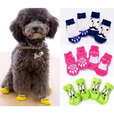 Foto do anúncio: Meia Para Pets Cachorro e Gato Tamanho P M G KIT com 4 Peças