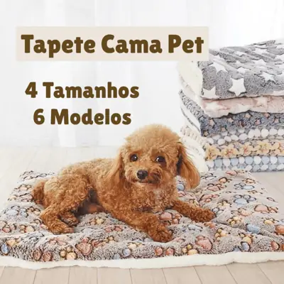 Foto do anúncio: 60*80cm Tapete Colchonete Cama Pet Almofada Para Cães e Gatos