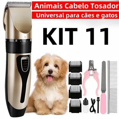 Foto do anúncio: Kit 11 Máquina De Tosa Para Pet Profissional Corte Cabelo Animais