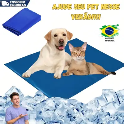 Foto do anúncio: Tapete Gelado Refrescante Para Pet Cachorro Gato Grande
