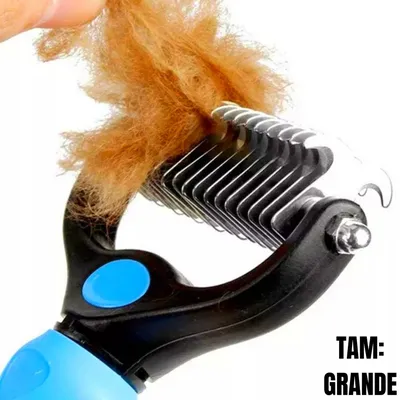 Foto do anúncio: Desembolador de Pelos Longos para Cachorro Gato Pet Escova Pente Rake Pet Shop Groomer