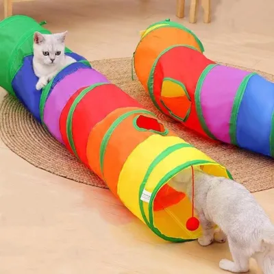 Foto do anúncio: Brinquedo Para Pets Túnel Labirinto Para Gatos Colorido